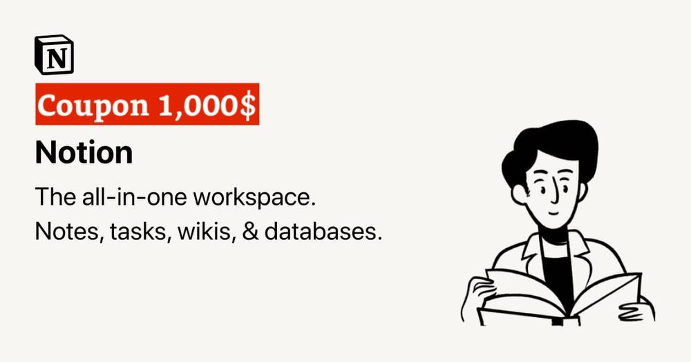 Coupon 1000 usd notion pro 10