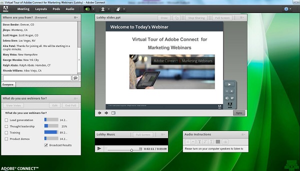 Hướng dẫn tạo cuộc họp trực tuyến bằng Adobe Connect