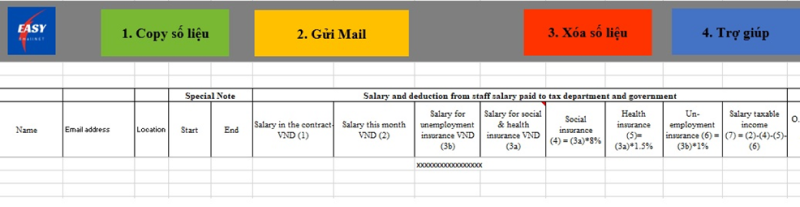 Phần mềm gửi email hàng loạt bằng Outlook giúp gửi phiếu lương tới hòm thư của từng nhân viên với một click chuột
